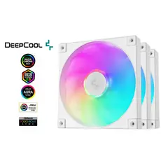 DEEPCOOL - Fans Cooler para Case FD14 ARGB WH x3