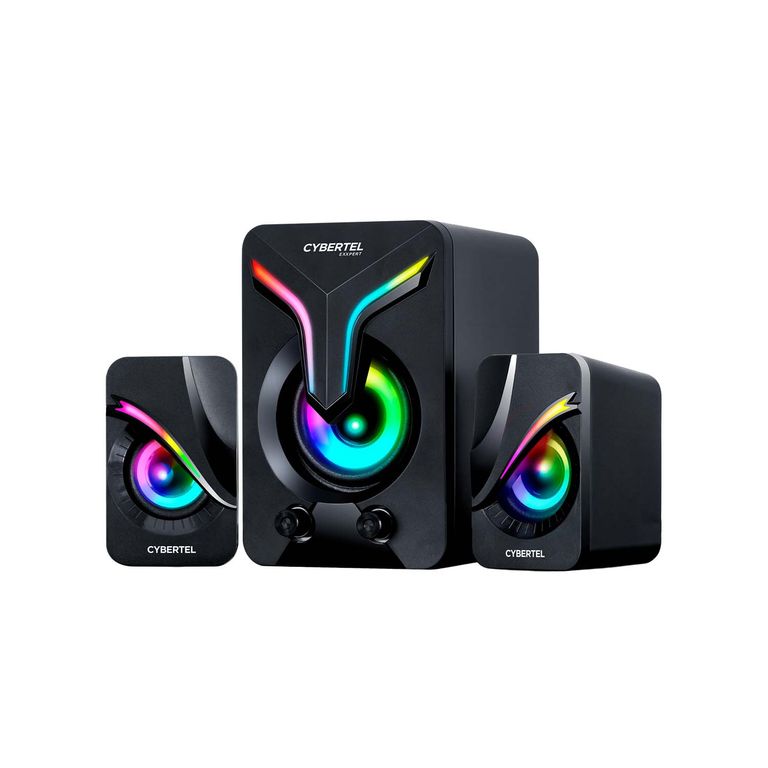 Parlante Gamer 2.1 Cbx S500 Rgb 3 Piezas Usb 3.5mm Negro