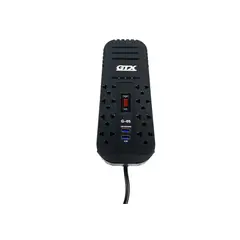 GT - REGULADOR GTX AVR 8 SALIDAS 220V USB 5V 1200VA-600W PN GTX G-05 USB