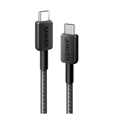 ANKER - CABLE USB-C A USB-C 1.8 METROS 60W 480MBPS NEGRO PN A81F6H11