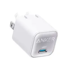 ANKER - CARGADOR WALL 30 WATTS USB-C IQ3 FAST COLOR NEGRO PN A2147J21