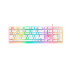 HAVIT - TECLADO GAMER BLANCO USB RGB 105 TECLAS PN KB876L