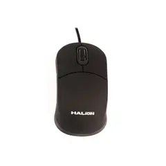 HALION - MOUSE TRIDENT HA-M814 3 BOTONES USB 1200DPI COLOR NEGRO PN HA-M814
