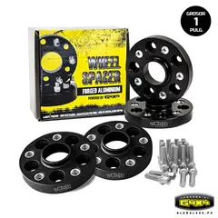 POWERED BY G4X4 GLOBAL 4 X 4 PE - Espaciadores 1 pulg de aluminio y centrador para Mercedes Benz