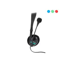 HALION - AURICULAR PARA PC HA-281 2 X JACK 35MM COLOR AZUL PN HA-281-BL