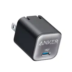 ANKER - CARGADOR NANO 3 PRO 30W USB TIPO-C NEGRO PN A2147J11