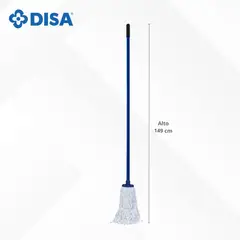 DISA SOLUCIONES ECOEFICIENTES - TRAPEADOR DE ALGODON MANGO AZUL