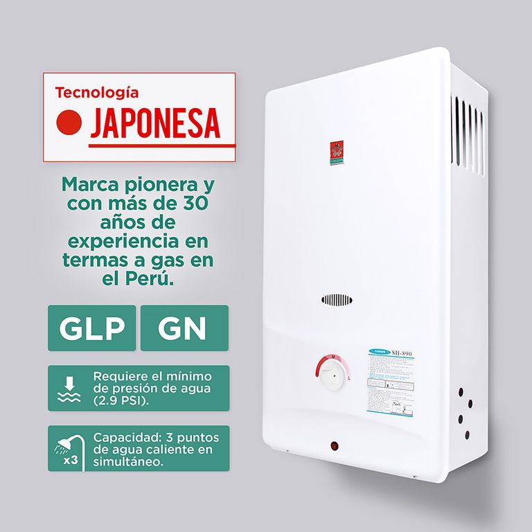 Calentador a Gas SH-890 13 lt