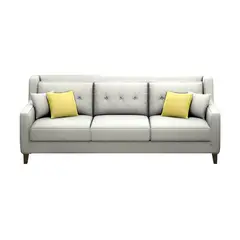 GENERICO - Sofá 3 Cuerpos Barroco - Blanco