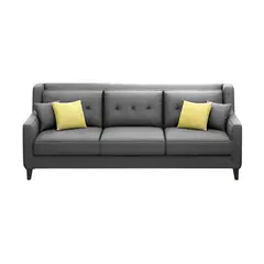 GENERICO - Sofá 3 Cuerpos Barroco - Gris Claro