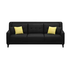 GENERICO - Sofá 3 Cuerpos Barroco - Negro