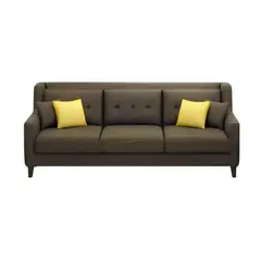 GENERICO - Sofá 3 Cuerpos Barroco - Marrón