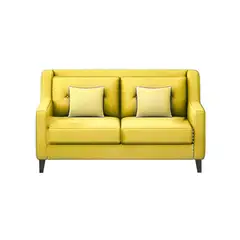 GENERICO - Sofá 2 Cuerpos Barroco - Amarillo