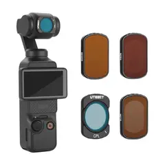 GENERICO - Kit 4 Filtros Magnético Para Dji Osmo Pocket 3 Cpl Nd16 Nd64 ND256