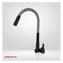 STONE - LLAVE DE COCINA A LA PARED EMBERSTB-01 BLACK