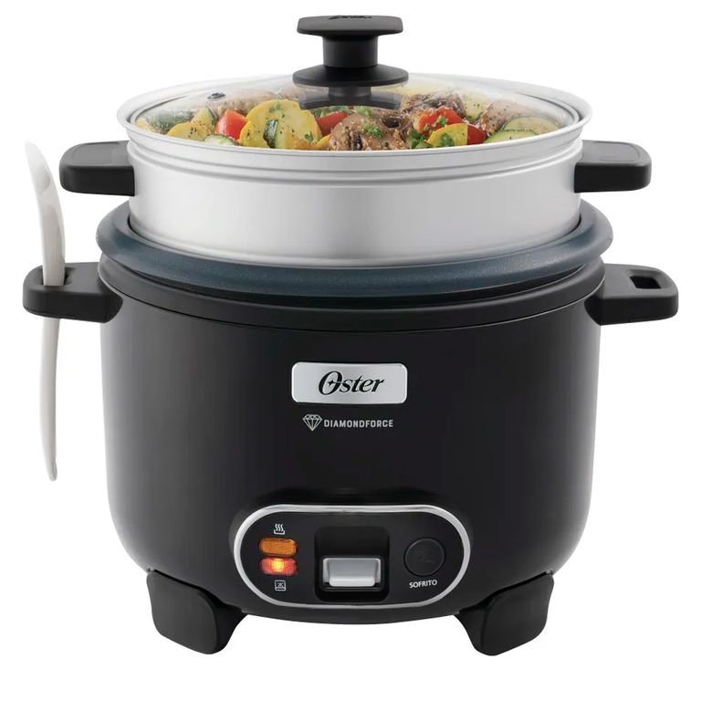 Olla Arrocera de 1.8 Lts Funcion Sofrito con Vaporera CKSTRC10DFBLK