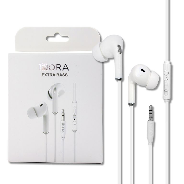 Audifonos con cable y micrófono entrada Aux.