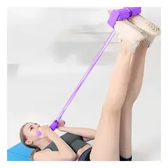 RYBIU IMPORT - Pack4 Liga Resistente para Gym en Morado Y+Ligas de Regalo