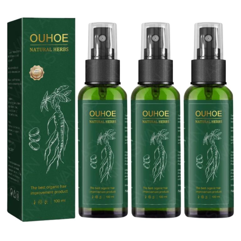 Pack x3 Ouhoe Elixir para el Crecimiento del Cabello 100 ml