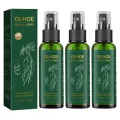 GENERICO - Pack x3 Ouhoe Elixir para el Crecimiento del Cabello 100 ml