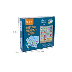 GENERICO - Juego Preescolar de memoria rompecabezas Montessori