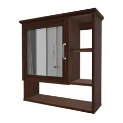 GENERICO - ORGANIZADOR DE BAÑO C ESPEJO - MED BROWN