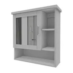 GENERICO - ORGANIZADOR DE BAÑO C ESPEJO - SOLAR WHITE