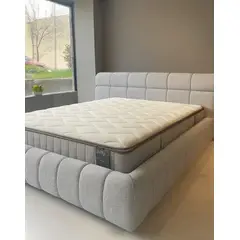 GENERICO - CAMA BOX TARIMA LUX 1.5 PLAZAS PLATA