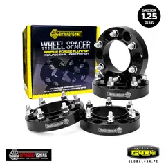 POWERED BY G4X4 GLOBAL 4 X 4 PE - Espaciadores 1.25 pulg de aluminio y centrador para Toyota