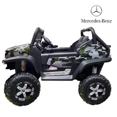 MERCEDES BENZ - Carro a Batería para Niños 4 x 4 UMNIMONG Camuflado