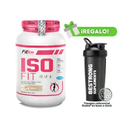 FITFEM - PROTEÍNA ISO FIT 1KG VAINILLA + SHAKER