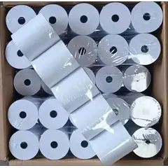 GENERICO - ROLLO DE PAPEL TERMICO 80X80MM 55GR -- CAJA 50 ROLLOS