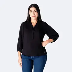 PIONIER - Blusa Popelina Mujer Greyssi