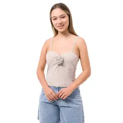 SQUEEZE - Tops Tiras Jersey Full Lycra Florr-S Mujer