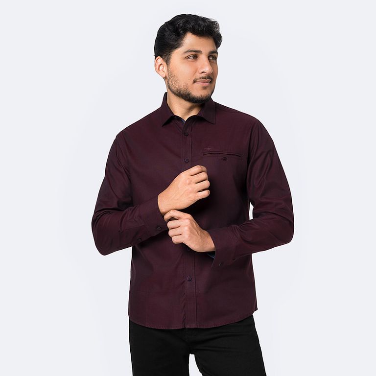 Camisa Moda Oxford Dehxter Hombre