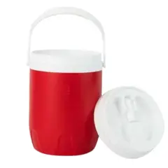 GENERICO - Cooler Rojo Grande 4 Litros con Boquilla en Tapa – Ideal para Bebidas Frías