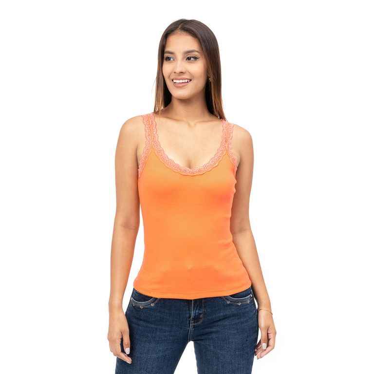 Tops Basico Rib Lycrado Aidyn Mujer