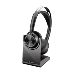 PLANTRONICS - Auricular Bluetooth Voyager Focus 2 Teams USB-C Poly Stand - 9T9J6AA