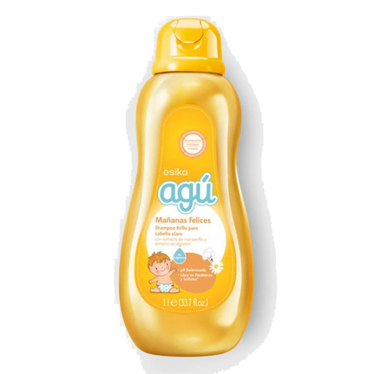 Agú Shampoo Manzanilla y Algodón Ésika 1L