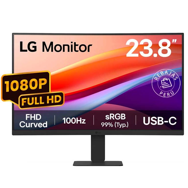 Monitor Curvo 24 FHD VA 100Hz HDMI USB-C 15W VESA