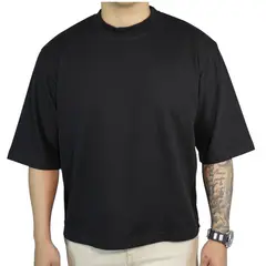 GENERICO - Polo Boxy Fit de Algodon Para HombreUnisex De Manga corta