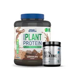 APPLIED NUTRITION - Critical Plant Protein - Proteina Vegana 1.8 kg chocolate + Creatina Universe Nutrition 250 g