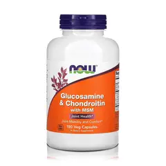 NOW - Glucosamina, Condroitina y MSM (180 Cápsulas) – Foods