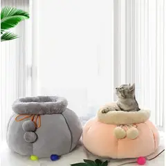 GENERICO - CAMA PARA GATOS BOLSO ACOLCHADO - ROSA BEBÉ