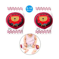 BABY - Rodilleras Acolchonadas AntiGolpes para Bebés - León Blanco