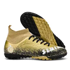 DANWEILE - Zapatillas fútbol caña alta para entrenamiento de estudiantes jóvenes