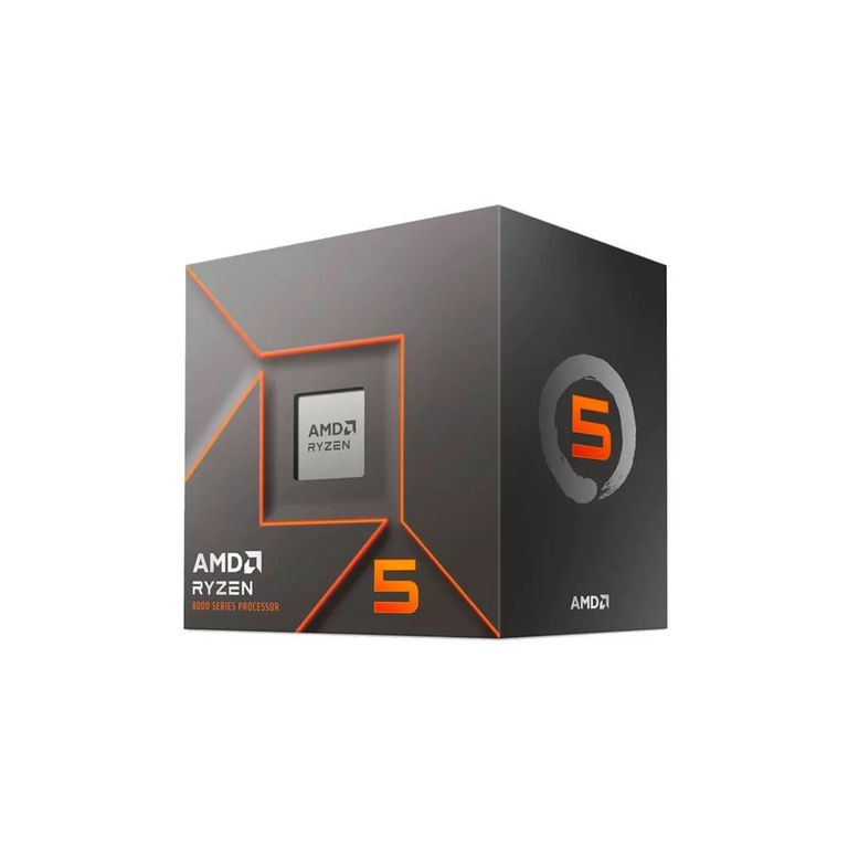 Procesador Ryzen 5 8400F, 6 Núcleos, 4.20-4.70Ghz, 16Mb, Am5, Con Fan-Cooler Incluido