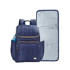 ESIKA - MOCHILA PAÑALERA ANTIFLUIDOS AZUL