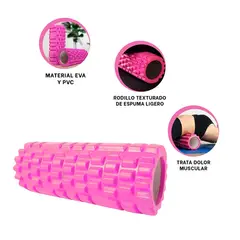 GENERICO - Pack2 Rodillo para Ejercicios en Fucsia Y+Regalo Stickers