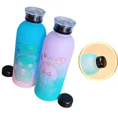 GENERICO - 2 Botellas de agua de plástico 1000ML